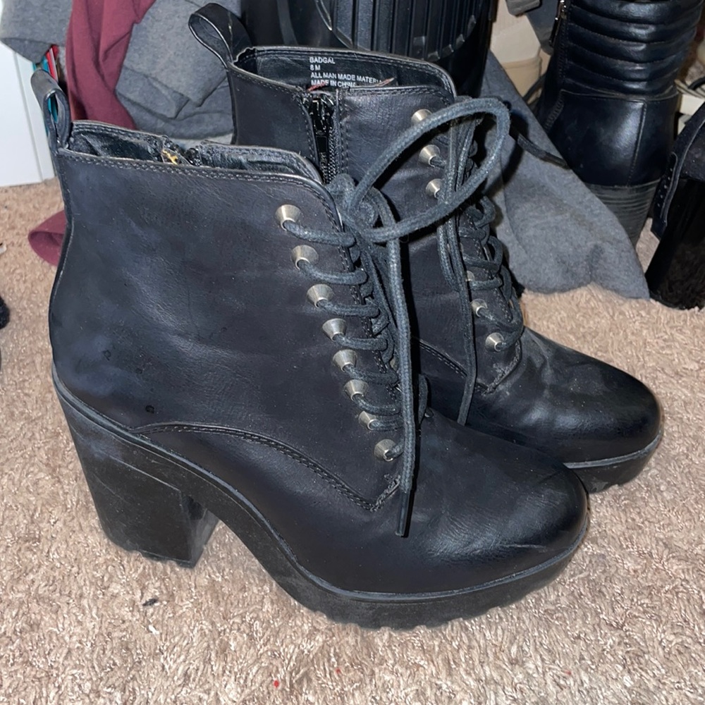 Madden Girl lace up booties!